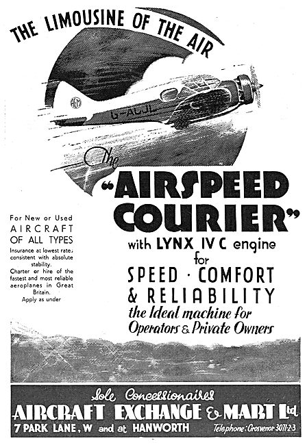 Airspeed Courier - The Limousine Of The Air                      