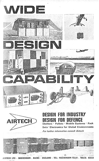 Airtech Defence Manufacturing. Shelters, Pack Sets, Electronics  