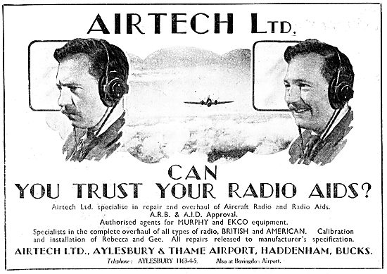Airtech Ltd. Aeronautical Engineers. Aylesbury Thame Airport     