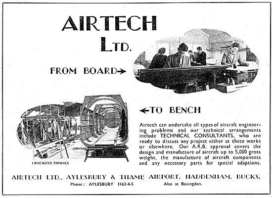 Airtech Ltd. Aeronautical Engineers. Aylesbury Thame Airport     