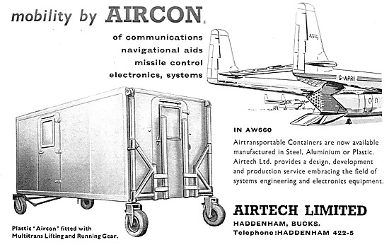 Airtech AIRCON Mobile Missile & Electronics Servicing Units      