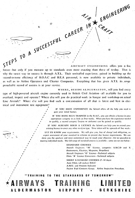 Airways Training Aldermaston Professional Aircrew Courses        