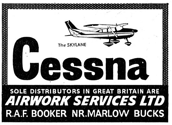Airwork Services - RAF Booker. Cessna Distributors               