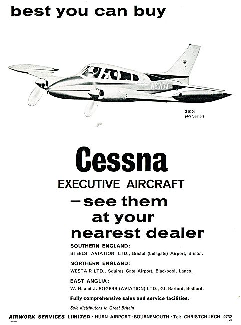 Airwork Services Ltd Sole UK Distributors For Cessna Aircraft    