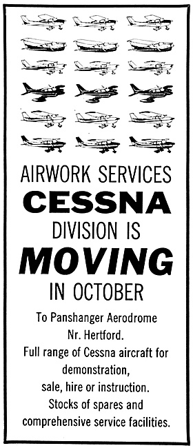 AST Airwork Services. Cessna Aircraft Sales Panshanger           