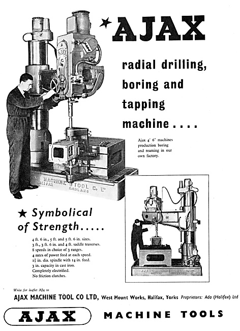 Ajax Machine Tools Ajax Radial Drilling, Boring & Tapping Machine