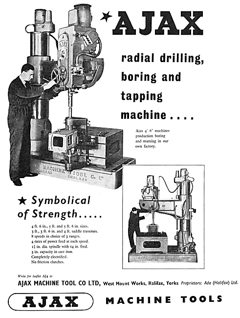 Ajax Machine Tools Ajax Radial Drilling, Boring & Tapping Machine