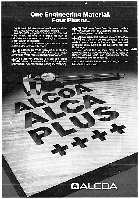 Alcoa International. Aluminium Processes- Alca Plus              