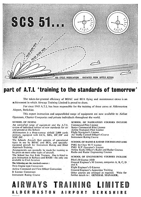 Airways Training Ltd . Aldermaston Airport Berkshire             