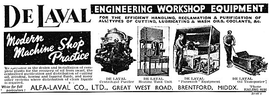 Alfa-Laval - De Laval Engineering Workshop Equipment 1943        