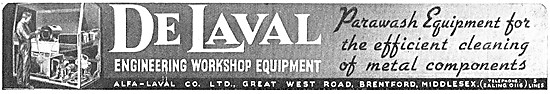 Alfa-Laval - De Laval Engineering Workshop Equipment             