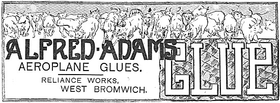 Alfred Adams Aeroplane Glues                                     