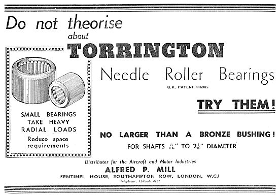 Alfred P.Mill : Torrington Bearing Suppliers                     