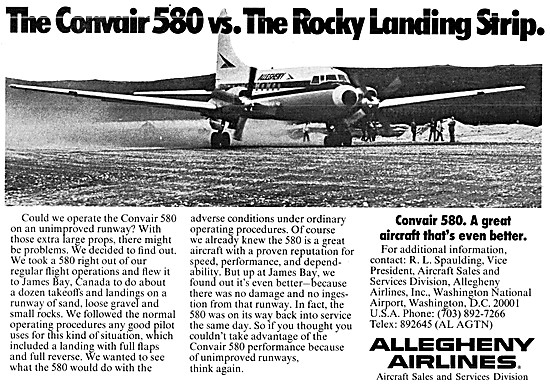 Allegheny Airlines Sales & Services                              