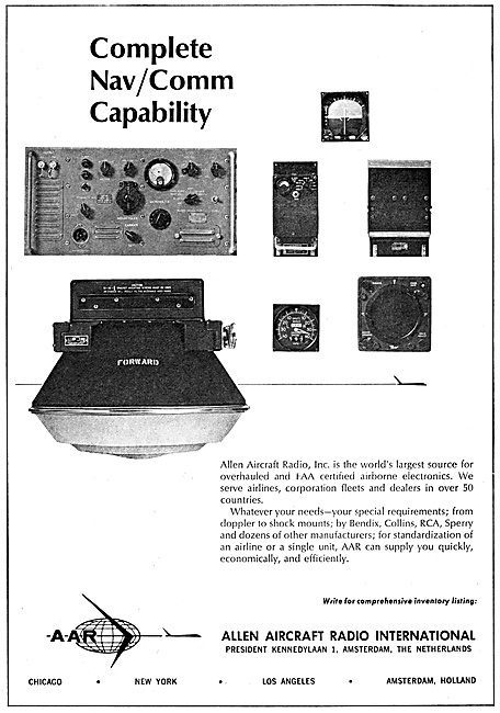 Allen Aircraft Radio  Illinois.  Avionics                        