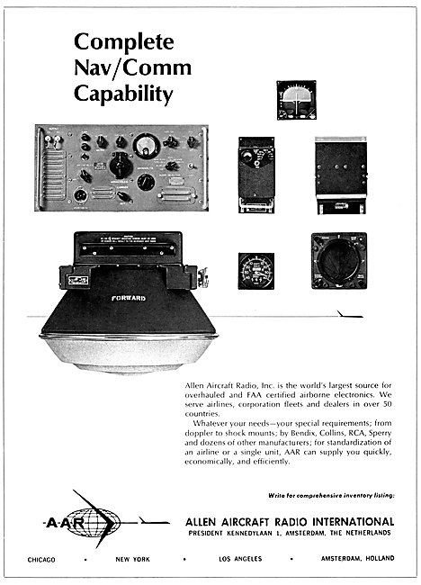 Allen Aircraft Radio - A|llen Avionics 1967                      