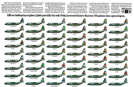 Allison T56 Aero Engines                                         