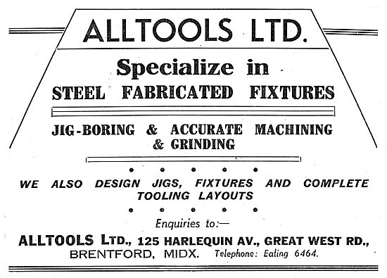 Alltools Ltd. Brentford. Precision Engineering & Fabrications    
