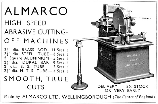 Almarco Machine Tools - Almarco Abrasive Cutting-Off Machines    