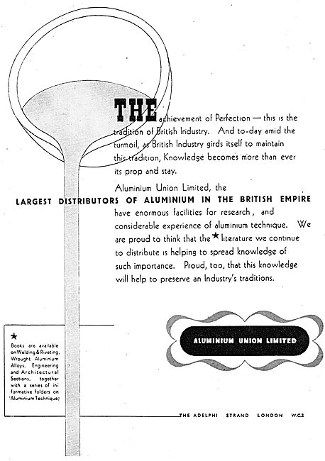 Aluminium Union - Aluminium Distributors To British Industry     
