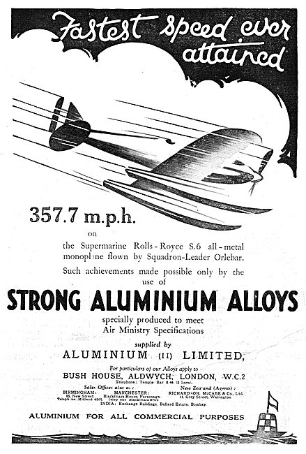 Aluminium Ltd - Air Ministry Spec Strong Aluminium Alloys        