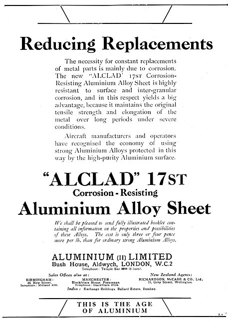 Aluminium Ltd  Alclad 17st Aluminium Alloy Sheet                 