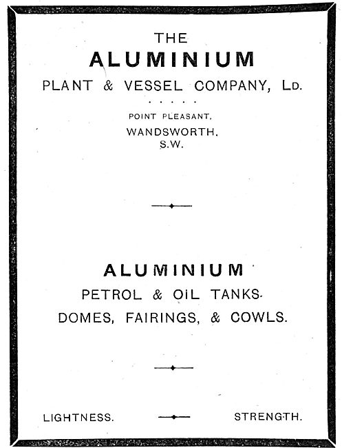 The Aluminium Plant & Vessel Company Ltd                         