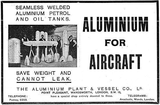 Aluminium Plant & Vessel. Seamless Welded Petrol Tanks           