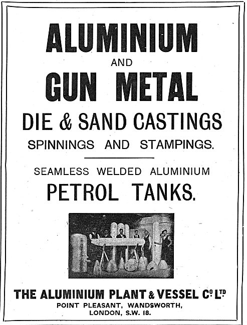 The Aluminium Plant & Vessel Co - Aluminium & Gun Metal Castings 