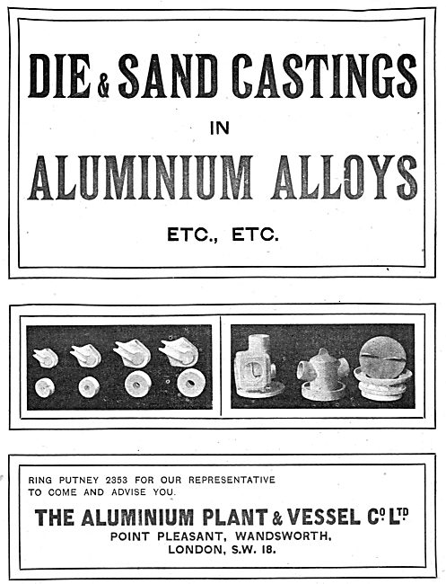 The Aluminium Plant & Vessel - Sand & Die Casting                