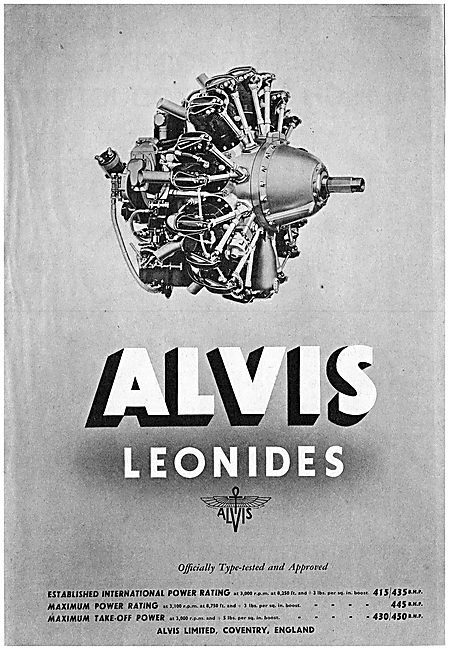 Alvis Leonides Radial Aero Engine                                