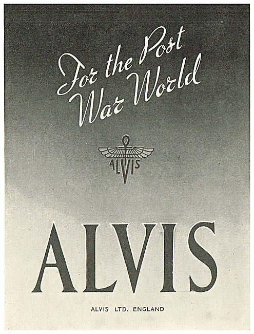Alvis Aero Engines For The Post War World                        