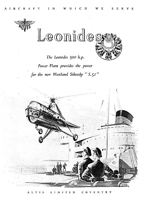 Alvis Leonides - Westland Sikorsky S51                           