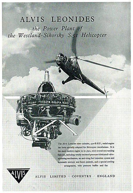 Alvis Leonides - Westland-Sikorsky S51                           