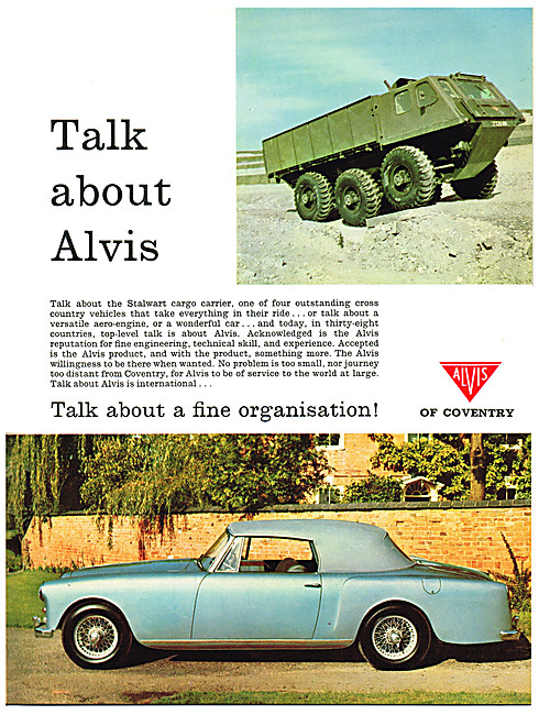 Alvis Stalwart Cargo Carrier - Alvis Cars 1962                   