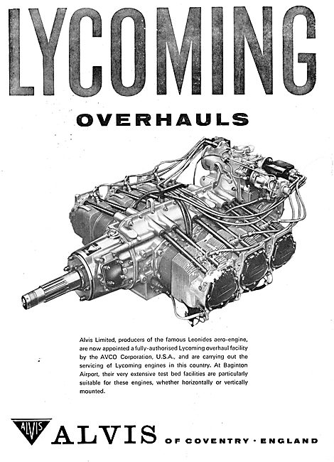 Alvis - Avco Lycoming Engine Overhaul                            