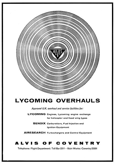 Alvis Of Coventry - Aircraft & Engine Maintenance & Overhaul     