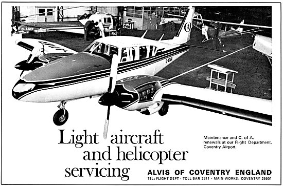 Alvis Of Coventry Aircraft Services                              