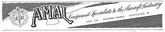 Amal. Component Specialists To The Aircraft Industry             