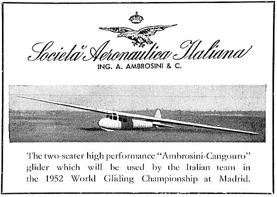 Ambrosini-Cangoura Glider                                        