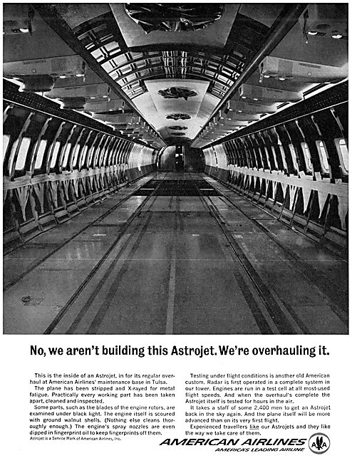 American Airlines 1963 Advert                                    