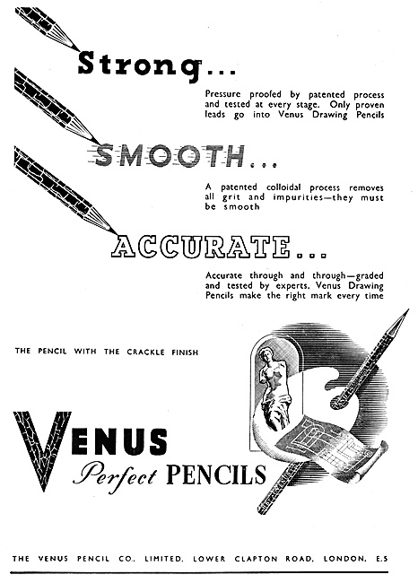 Venus Pencils For Draughtsmen                                    