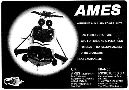 Ames Microturbo Gas Turbines                                     