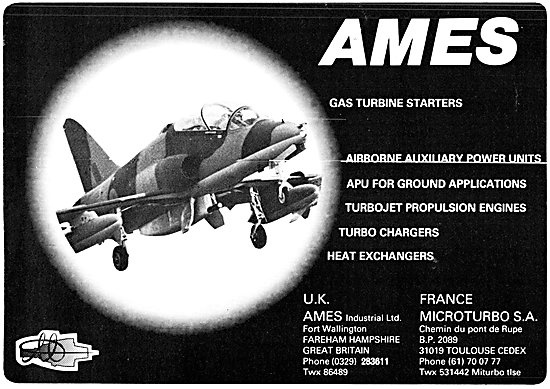 Ames Microturbo Gas Turbines - Starters                          