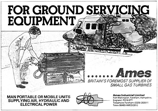 Ames Ground Servicing Equipment - Ames Gas Turbine Engines       