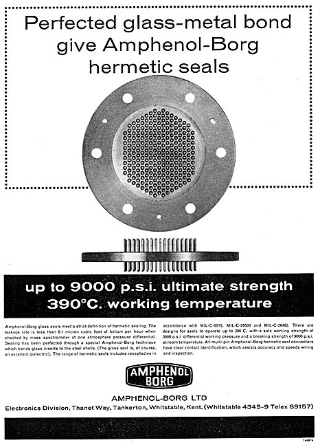 Amphenol-Borg Hermetic Seals                                     