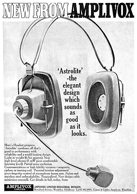 Amplivox Astrolite Headsets                                      