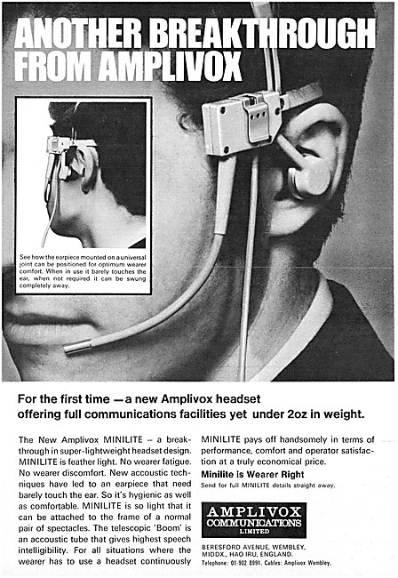 Amplivox Minilite Headset                                        