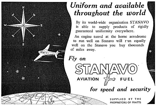 Anglo-American Oil Co - Stanavo Aviation Fuel                    