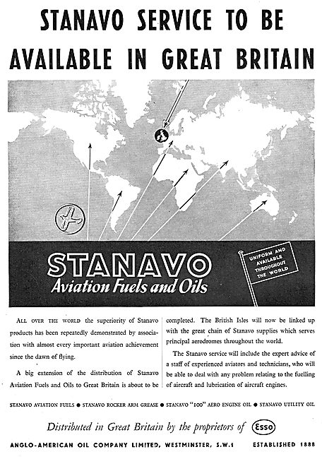 Stanavo Aviation Fuels & Oils                                    